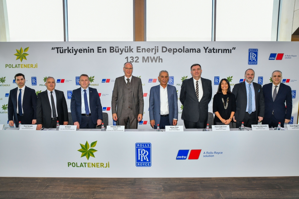 Polat Enerji ile Rolls-Royce  Türkiye'nin En Büyük Enerji Depolama Anlaşmasına İmza Attı